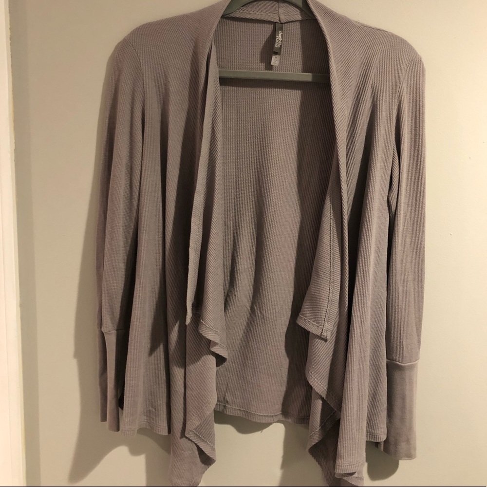 Waffle Charlotte Russe Open Cardigan